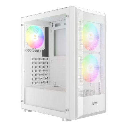 Gamdias Aura GC6 WH ARGB White ATX Mid Tower Case