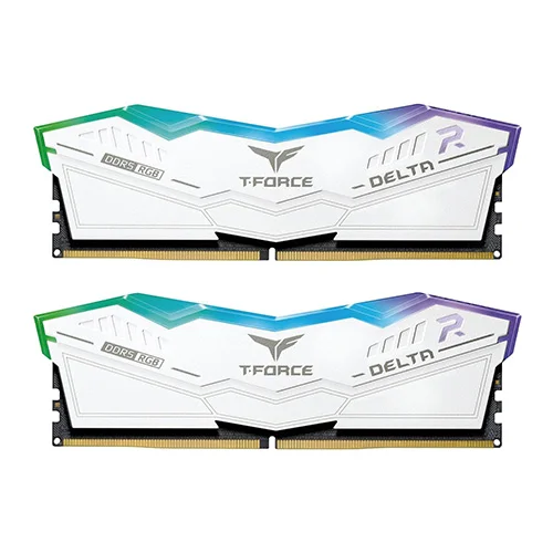TeamGroup T- Force Delta RGB White 64GB (32GBx2) 6400MHz CL40 DDR5 RAM