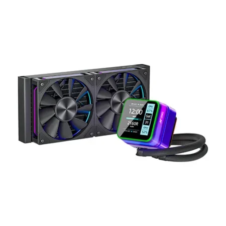 Ant Esports Glacius-240D ARGB CPU Liquid Cooler with LCD Display