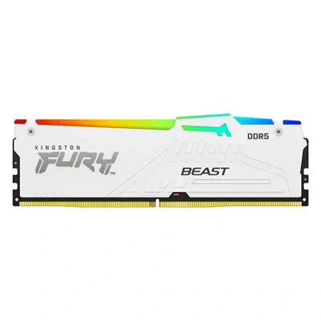 Kingston Fury Beast RGB White 16GB 6000MHz CL36 DDR5 RAM