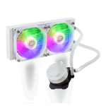 Cooler Master MasterLiquid 240L Core ARGB 240mm CPU Liquid Cooler (White)