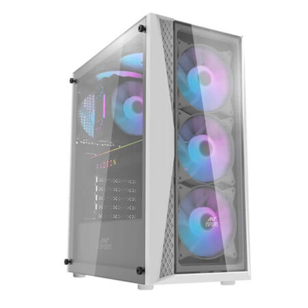 Ant Esports 220 Air Auto RGB White ATX Mid Tower Case