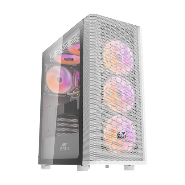 Ant Esports 250 Air ARGB White ATX Mid Tower Case