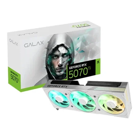 GALAX RTX 5070 Ti EX 1-Click OC White 16GB GDDR7 Graphics Card