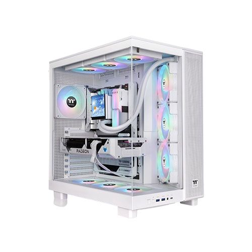 Thermaltake View 380 XL TG ARGB White ATX Mid Tower Case