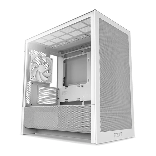 NZXT H3 Flow White M-ATX Mini Tower Case 2025 Edition