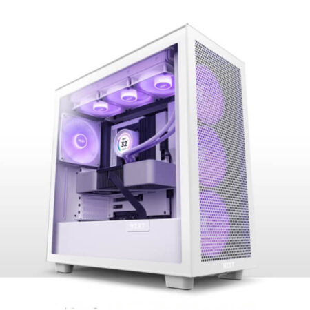 Nzxt H7 Flow RGB White ATX Mid Tower Case