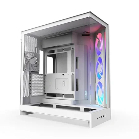 Nzxt H9 Flow RGB 2025 Edition E-ATX White Mid Tower Case