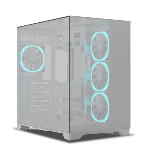 Ant Esports Crystal Mirror White ATX Mid Tower Case