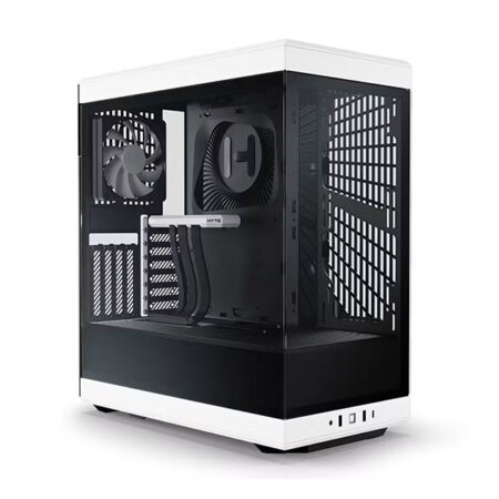 Hyte Y40 TG Black and White ATX Mid Tower Case