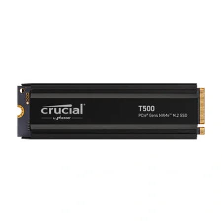 Crucial T500 Pro 1TB NVMe Gen4 SSD With Heatsink