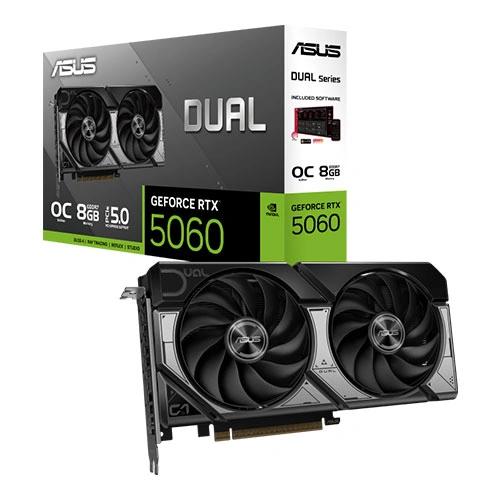 ASUS Dual RTX 5060 OC 8GB GDDR7 Graphics Card