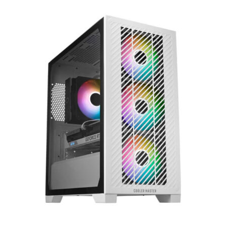 Cooler Master Elite 301 ARGB White M-ATX Mini Tower Case