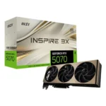MSI RTX 5070 Inspire 3X OC 12GB GDDR7 Graphics Card