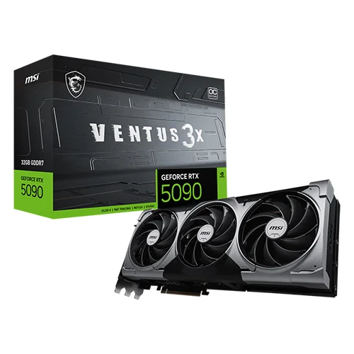 MSI RTX 5090 Ventus 3X OC 32GB GDDR7 Graphics Card