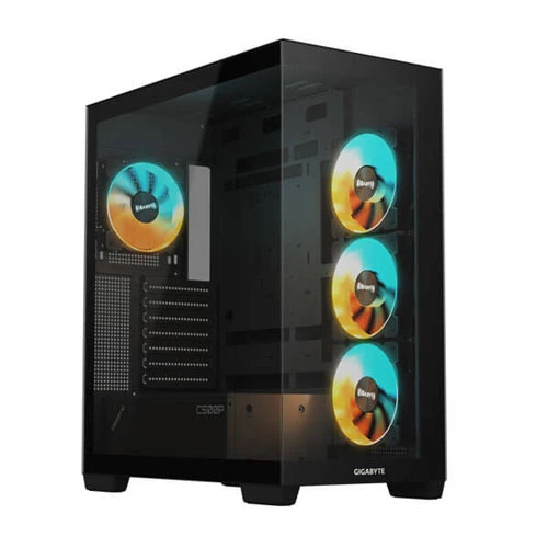 Gigabyte C500 Panoramic Stealth Black ARGB ATX Mid Tower Case