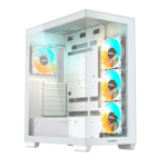 Gigabyte C500 Panoramic Stealth ICE ARGB White ATX Mid Tower Case