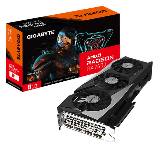 Gigabyte RX 7600 Gaming OC 8GB Graphics Card