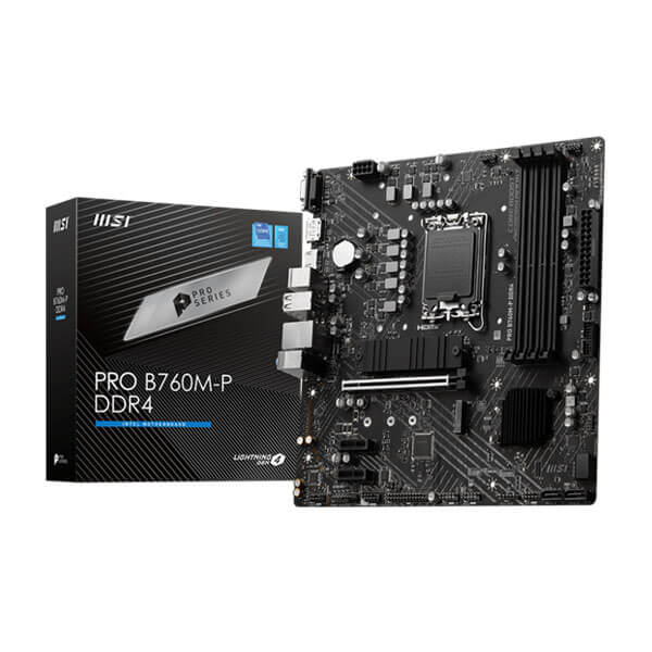 MSI Pro B760M-P DDR4 M-ATX Motherboard