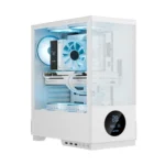 Ant Esports X2 LCD White ARGB ATX Mid Tower Case