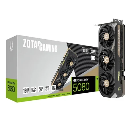 Zotac RTX 5080 Solid Core OC 16GB GDDR7 Graphics Card