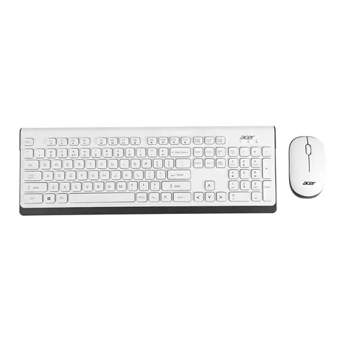 Acer Wireless White Keyboard & Mouse Combo